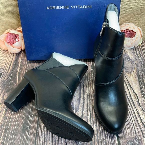 Adrienne Vittadini Shoes - Adrienne Vittadini Black Trella Booties 8M
